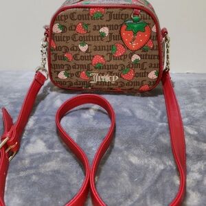 Juicy Couture Red Strawberry Crossbody Bag